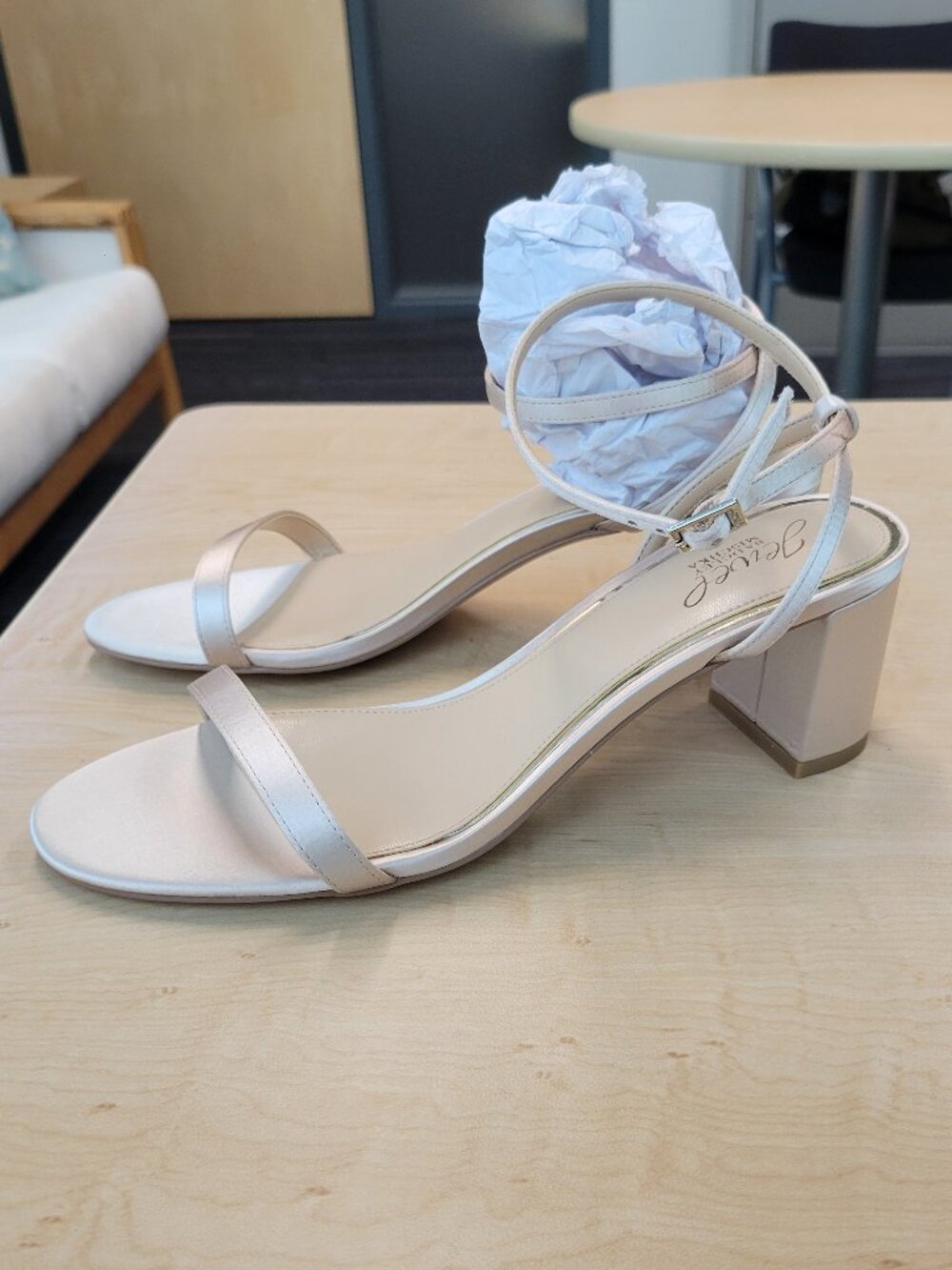 Jewel Badgley Mischka womens Danni II Low Block Heel Sandal Heel Sandal